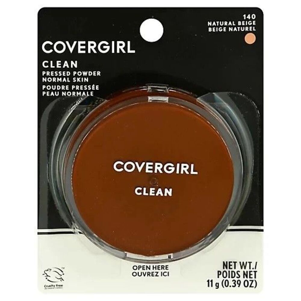 Covergirl Clean Pressed Powder 140 Natural Beige New Sealed
